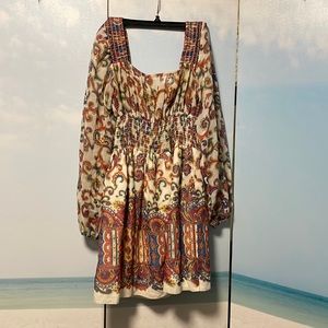 Bandana mini Dress women size 5NWT